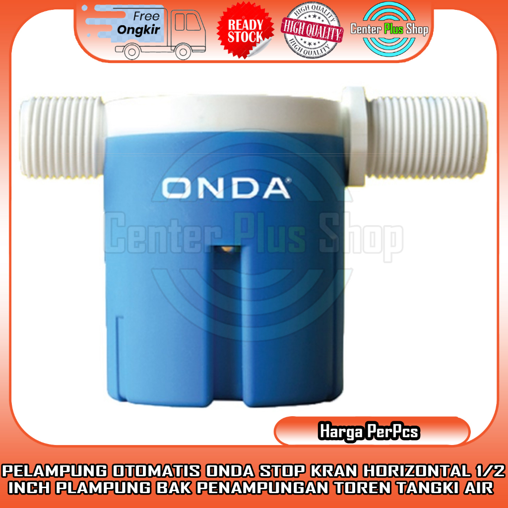 Onda Pelampung Penutup Horizontal Vertikal Otomatis PVC 1/2 Inch Inci Inchi Stopkran Automatis Penam
