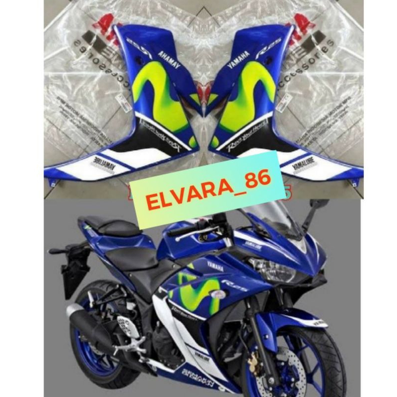 Fairing kanan / kiri Yamaha R25 Movistar 2015 Original