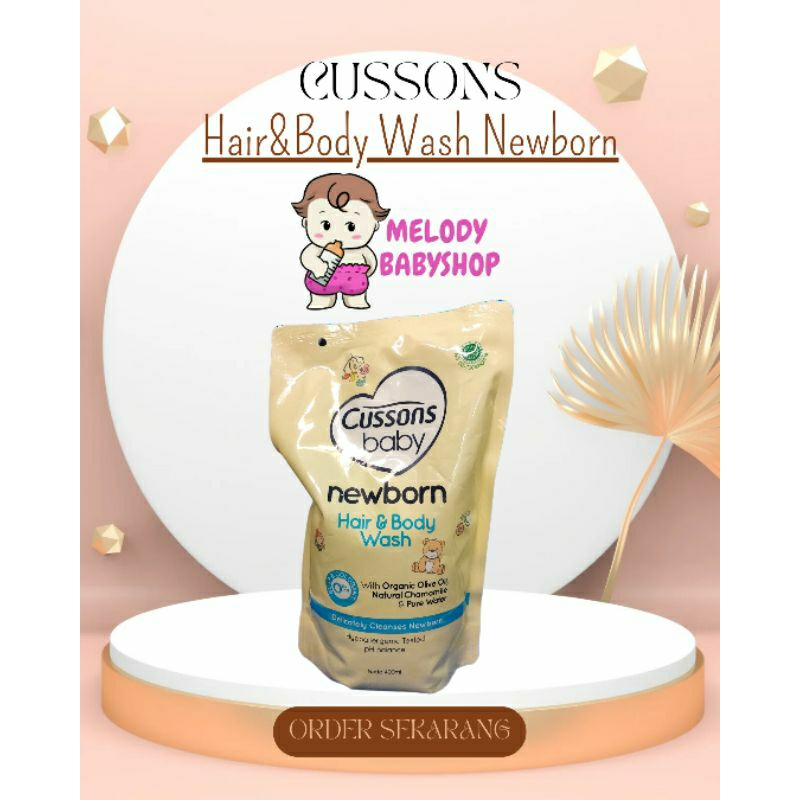 CUSSONS NEWBORN HAIR&BODY 400ML