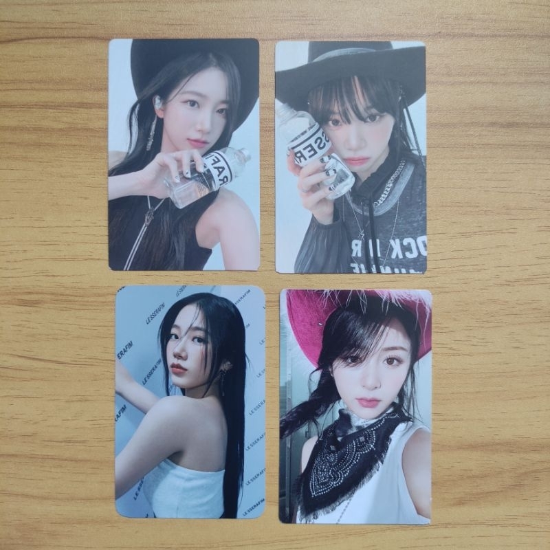 LE SSERAFIM PHOTOCARD UNFORGIVEN ALBUM COMPACT POB BENEFIT KTOWN PC ( CHAEWON YUNJIN SAKURA KAZUHA E