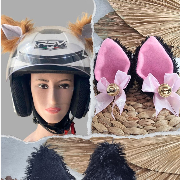 SPESIAL PROMO BEST SELLER||Kuping Helm, Kuping Kucing Helm, Kuping Helm Bogo, Kuping Helm Halfface, 