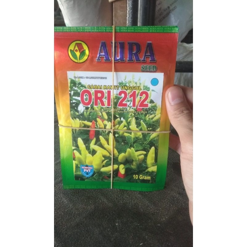 Benih Cabe Rawit ORI 212 AURA 10 Gr