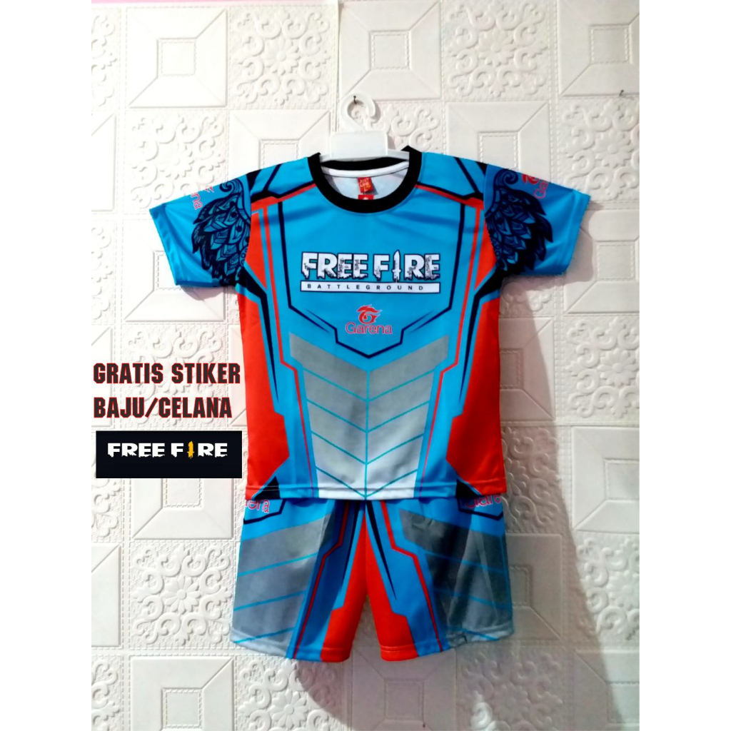 FEI FASHION / SETELAN FREE FIREE ANAK LAKI | SETELAN FREE FIRE ESPORT | EVOS | ML | FF | MOBILE LEGE
