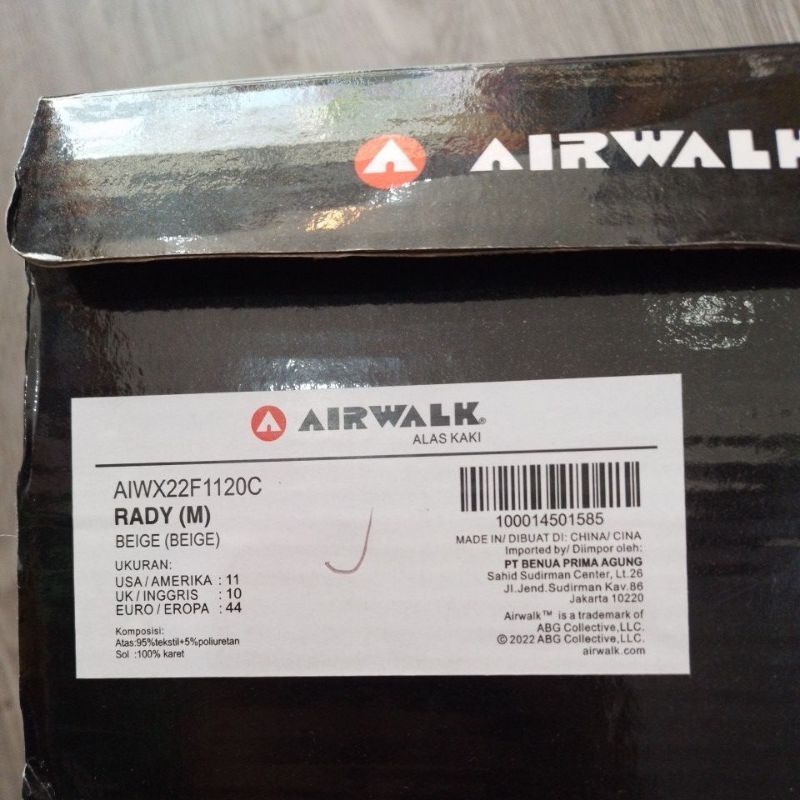 sepatu airwalk Rady (M) beige &amp; navy