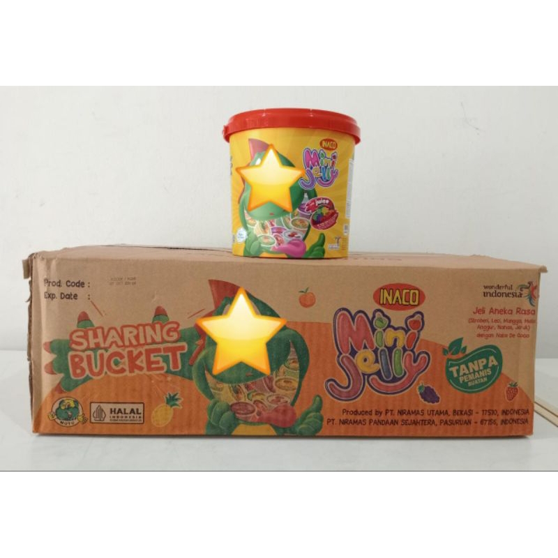 

Inaco Jelly Bucket 750gr/50pcs