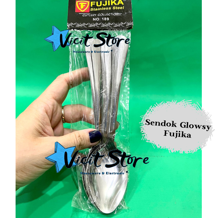 Sendok Garpu Makan Stainless Komodo Glowsy Harga 1pack isi 6pcs