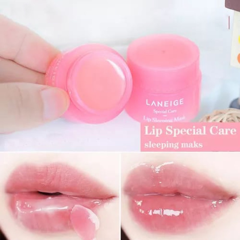 LANEIGE LIP SLEEPING MASK BEERY 3GR MINI TRAVEL SIZE SPECIAL CARE CREAM