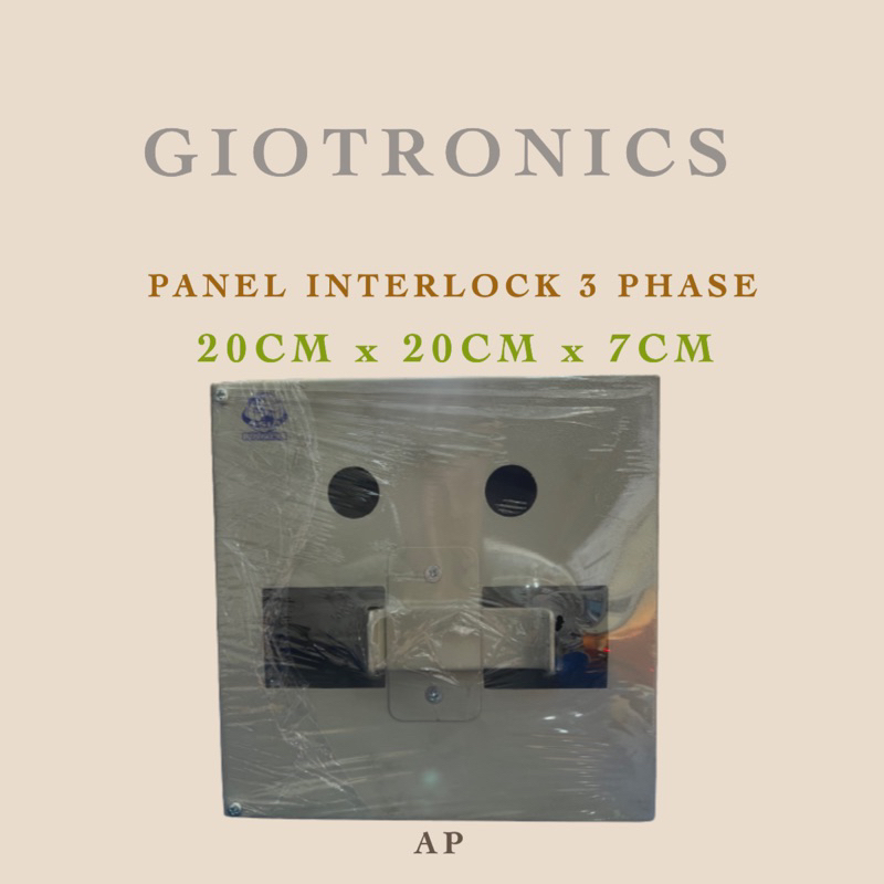 Panel INTERLOCK 3 PHASE / Panel Box Interlock Kosong
