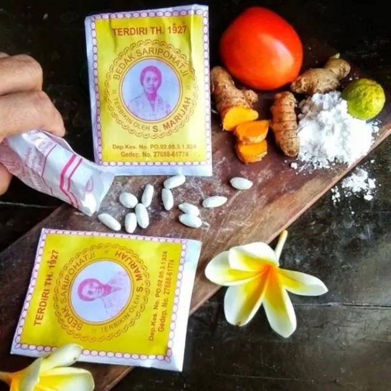 BEDAK SARIPOHATJI BEDAK DINGIN ANTI JERAWAT _ MASKER SARIPOHATJI