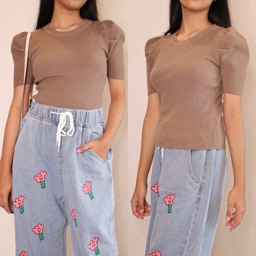 [KANAKINI] LA LUNE BALON TOP - atasan blouse pakaian wanita import Bangkok BKK