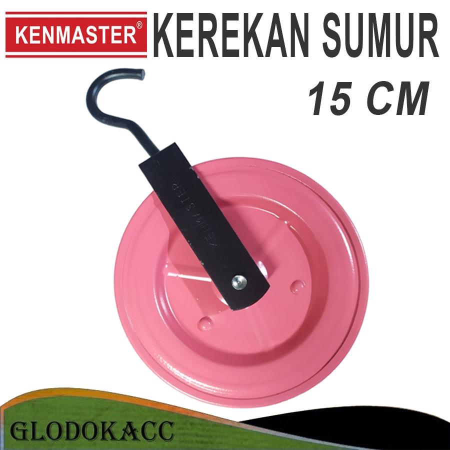 Kerekan Sumur Kenmaster Katrol Timba Air / Katrol Besi 15 cm