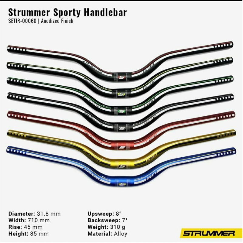 Handlebar Stang Stir Strummer Sporty