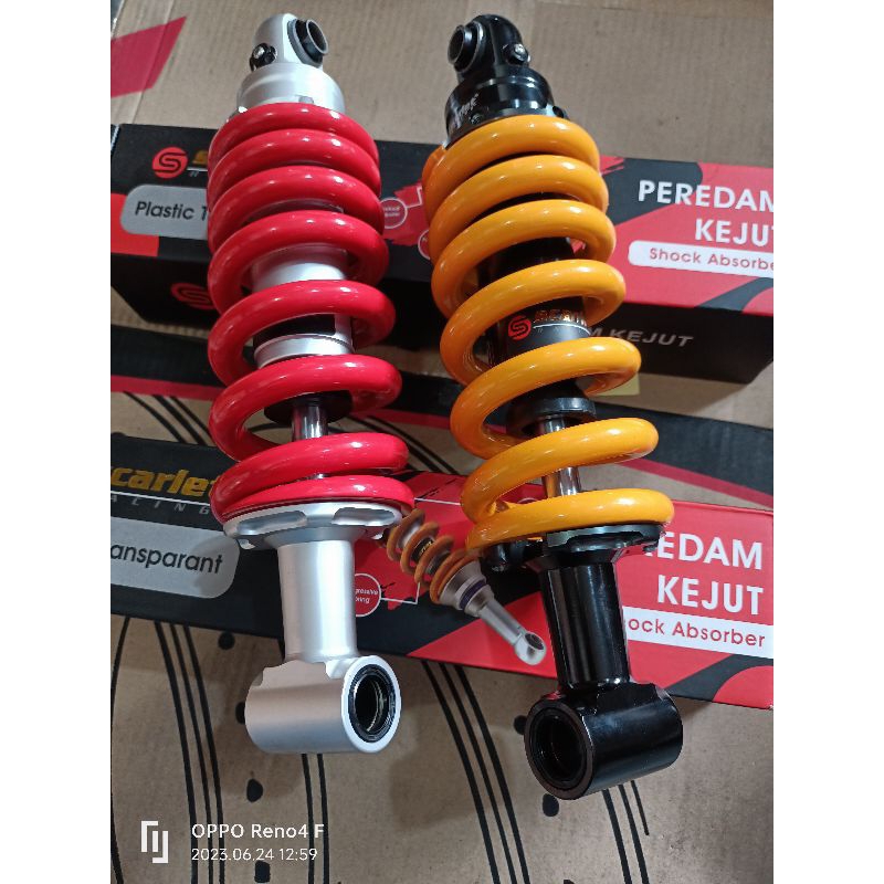 Monoshock motor yamaha byson shock belakang byson shock byson scarlet racing shock byson belakang