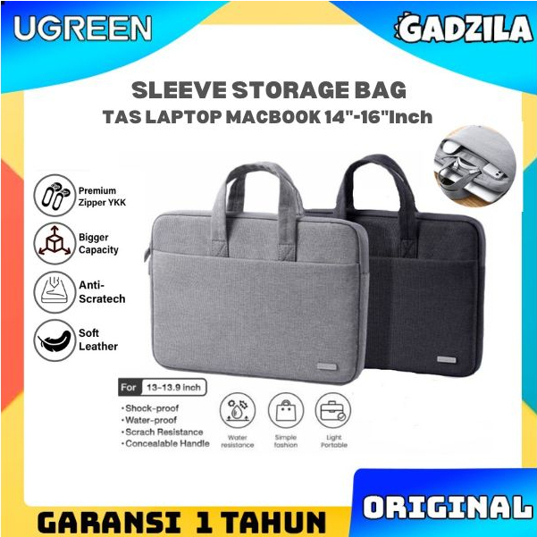 UGREEN Sleeve Handled Bag Storage Case 14-16&quot; Tas Laptop Macbook 90626