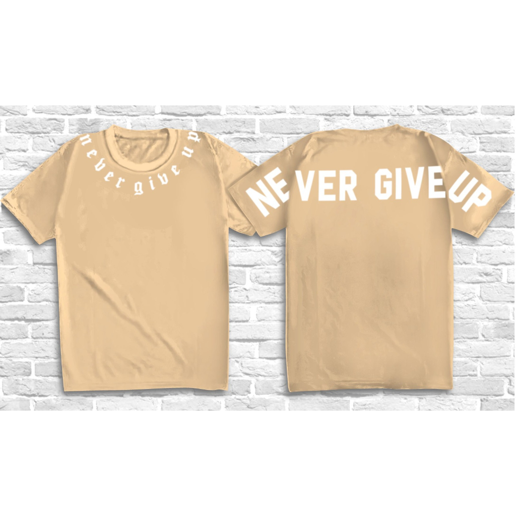 KAOS OVERSIZE NEVER GIVE UP