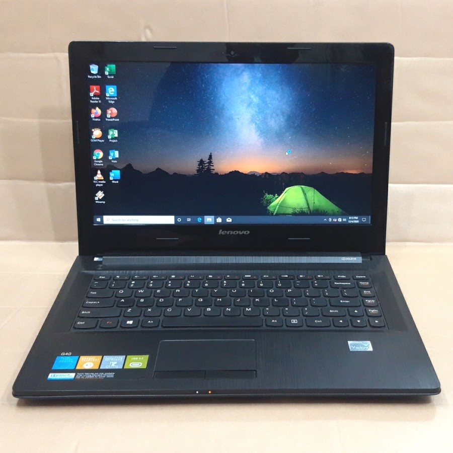 Laptop Lenovo G40, Amd A4-6210, SSD 256Gb, Amd Radeon R3, Ram 4Gb, Harga Termurah