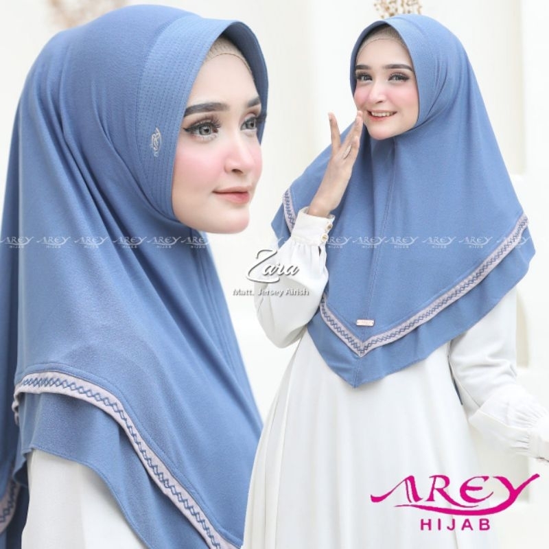 (Original Arey) ZARA •jilbab instan jersey irish•hijab instan pet list