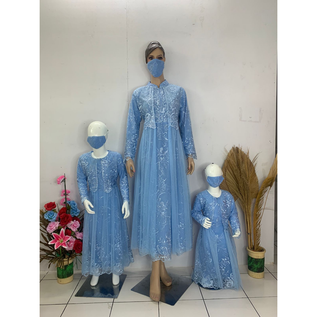 Gamis brukat muslimah / Gamis terbaru / Gamis sayap / gamis terlaris / gamis fashion muslimah / Gamis busui / pakaiab muslimah wanita / ukuran jumbo 3XL ld 130