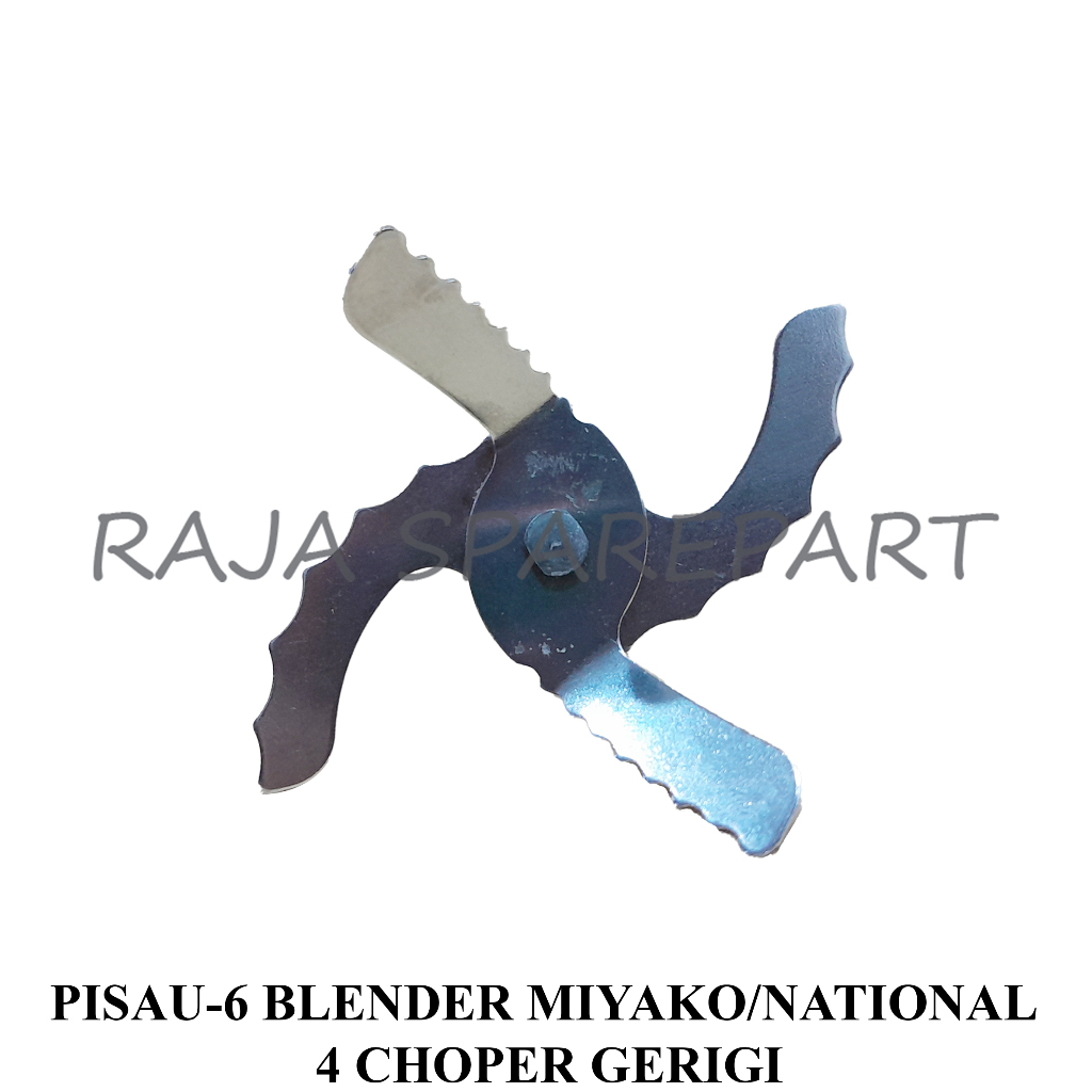P6 PISAU BLENDER/BLADE BLENDER/PISAU-6 BLENDER MIYAKO /NATIONAL 4 CHOPER GERIGI