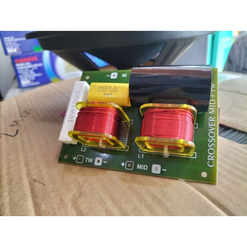 KIT CROSSOVER 2 WAY TWEETER + VOKAL PROMO  CROSSOVER HIGH MIDLE  NELC N-161