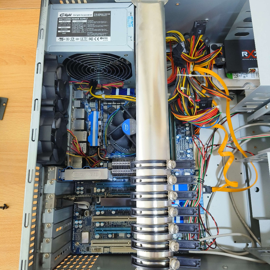 PC Workstation GigaByte GA-P55A Core i5 RAM 8GB SSD 256GB HDD 1TB