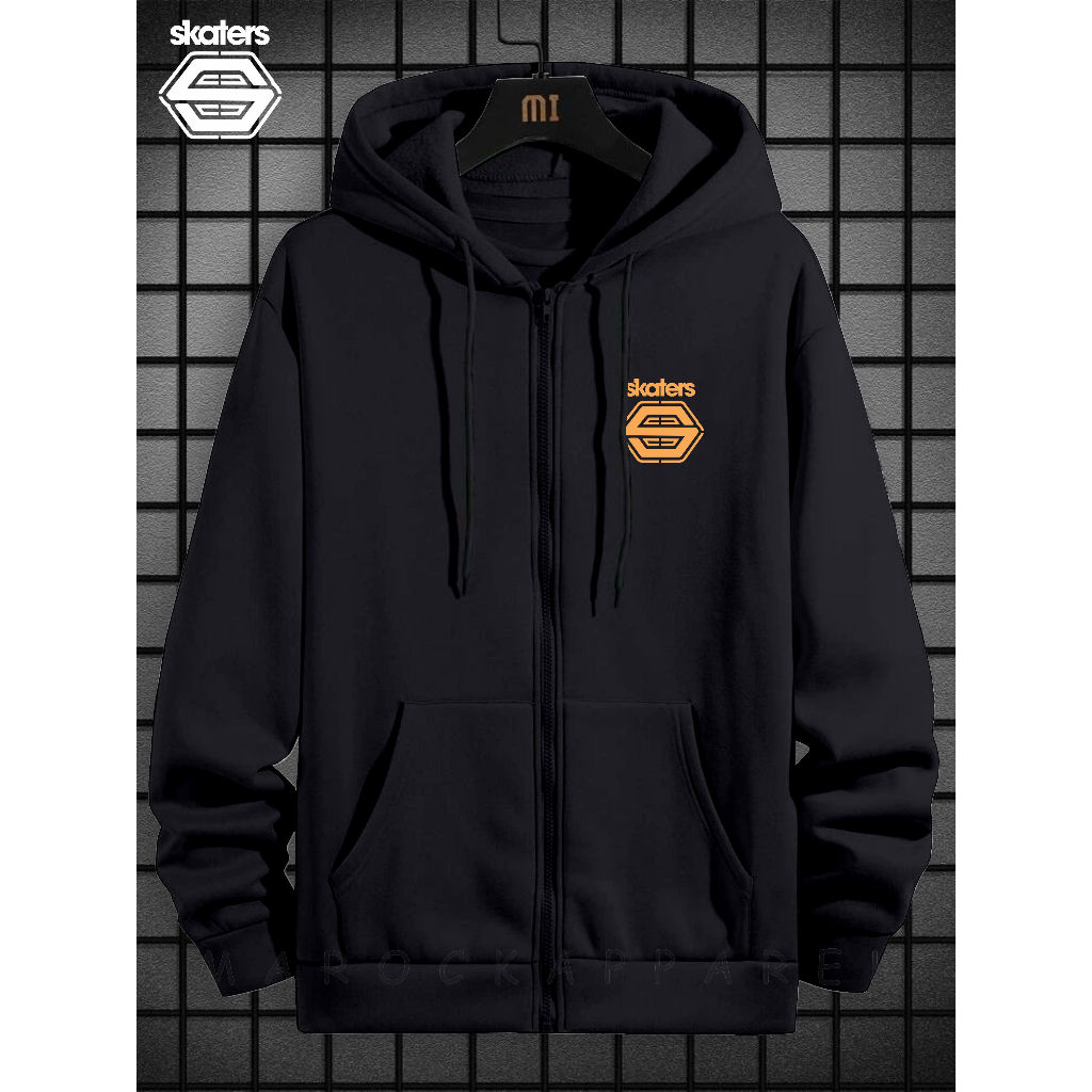 Sweater Hoodie Zipper Pria Skaters - Sweater Hoodie Resleting Pria Dewasa