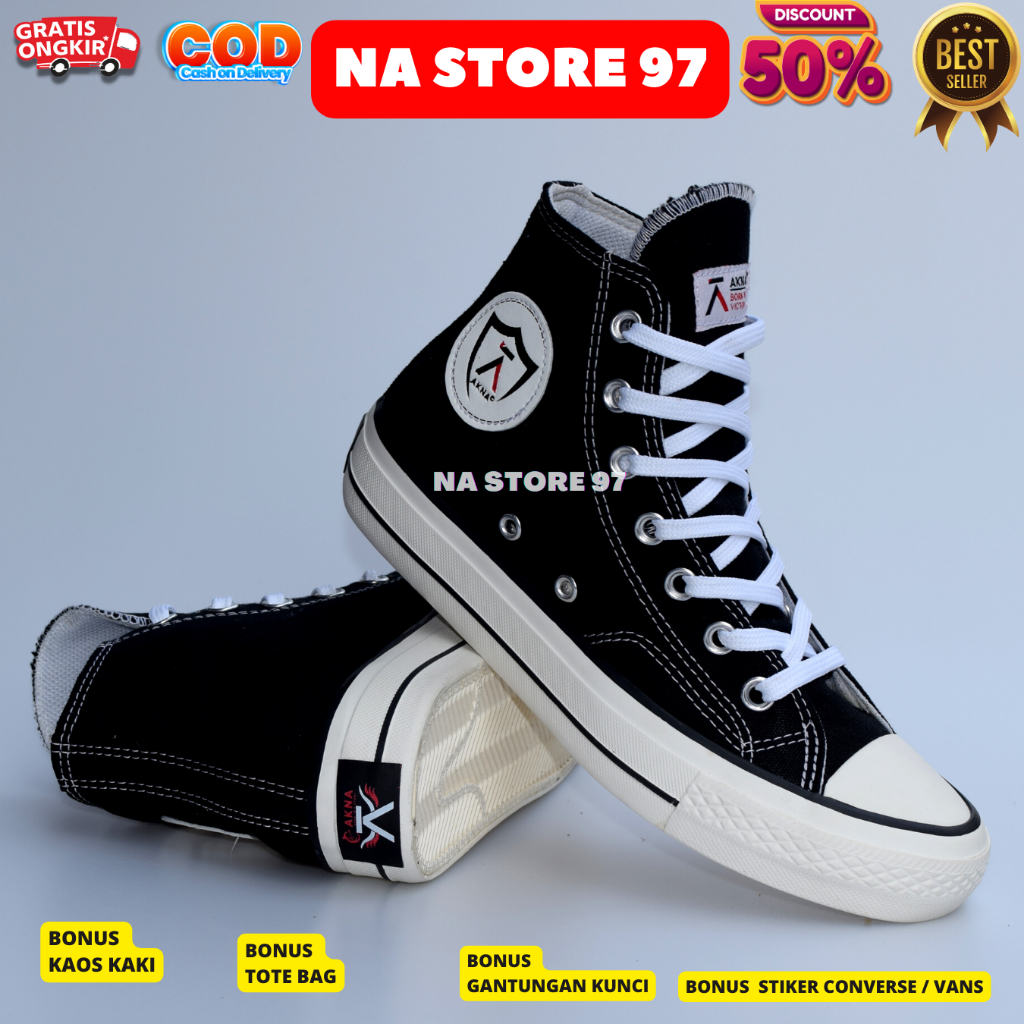 Sepatu AKNA Elio Sneakers Kasual Pria Dan Wanita