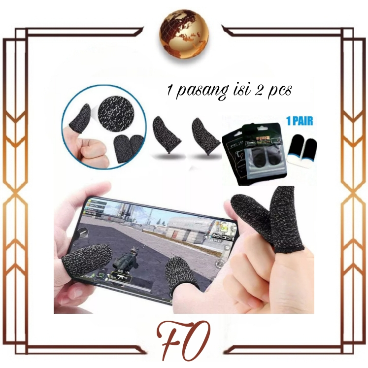 (FO) SARUNG JEMPOL GAMING ISI 2 PCS /SARUNG JEMPOL PUBG /SARUNG JARI GAMING