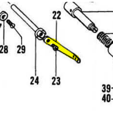 Thread Releaser Lever 111077001 Ori Taiwan Mesin Jahit Make Up YX-926 / B-926