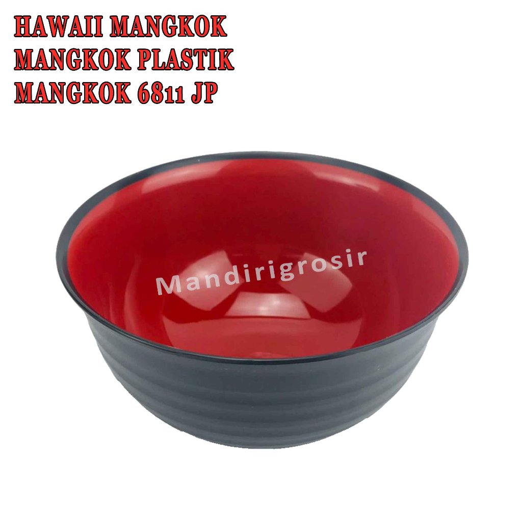 Mangkok Plastik * Hawaii Mangkok * Mangkok Ramen * Uk.17cm