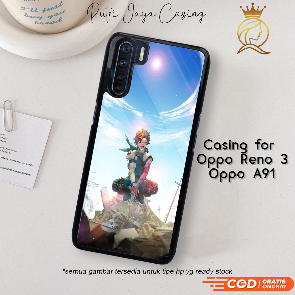 Case Hp Oppo Reno 3 A91 Casing Oppo Reno 3 A91 Motif HEROACAMEDIA2 Casing Terbaru Case Karakter Lucu