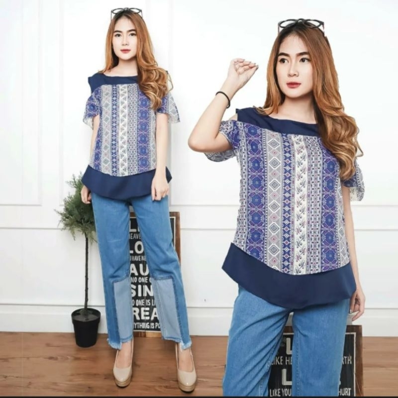 A11 BLUS ATASAN FASHION WANITA KOREA