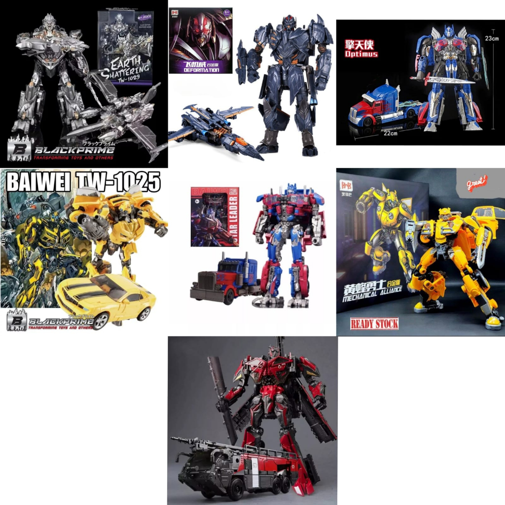 FIGUR ACTION ROBOT TRANSFORMERS MEGATRON BUMBLEBEE KOLEKSI MAINAN HADIAH