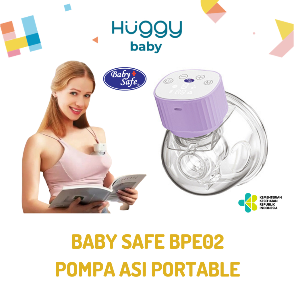 Baby Safe BPE03 Wearable Breast Pump | Pompa ASI Portable Wireless