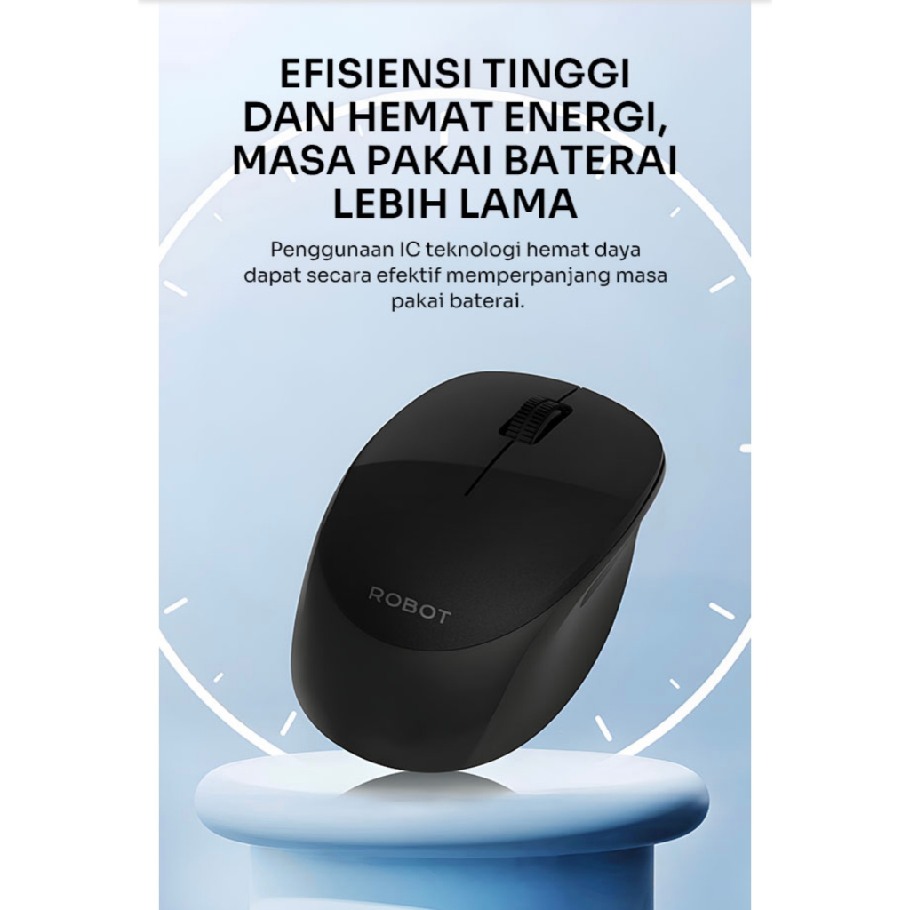 MOUSE WIRELESS ROBOT M210s ORIGINAL GARANSI 1TAHUN