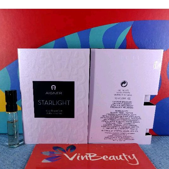 Vial Parfum OriginaL Aigner Starlight EDP 1.5 ml For Women Murah