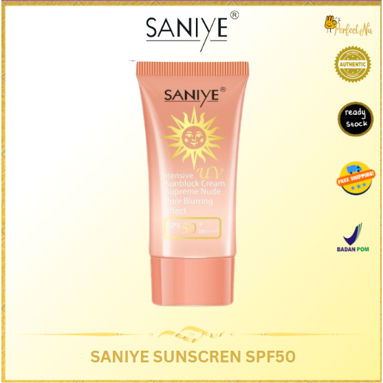 [BPOM] SANIYE SUNSCREEN TABIR SPF 50PA SUNBLOCK SURYA 30ML