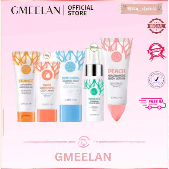 [MS] GMEELAN EXFOLIATING GEL | LAZY CREAM WHITENING BPOM