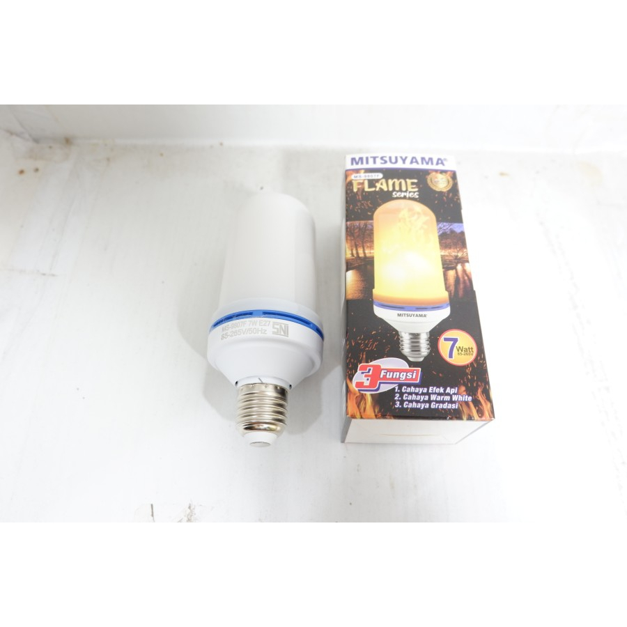 Bohlam lampu led mitsuyama flame bohlam api 7 watt