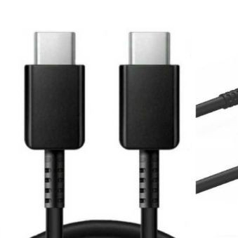 Cable Data White-Black Type C TO USB C dan USB to C Samsung ZFold 4 3 2 1 ZFlip 3 Z Fold 2 Flip 1 A320 A520 A720-2017 A3 A5 A7 Kabel Data Warna Putih-Hitam ORI Original Galaxy Adapter Charger Super Fast Charging 5G 4G Adaptor white Black