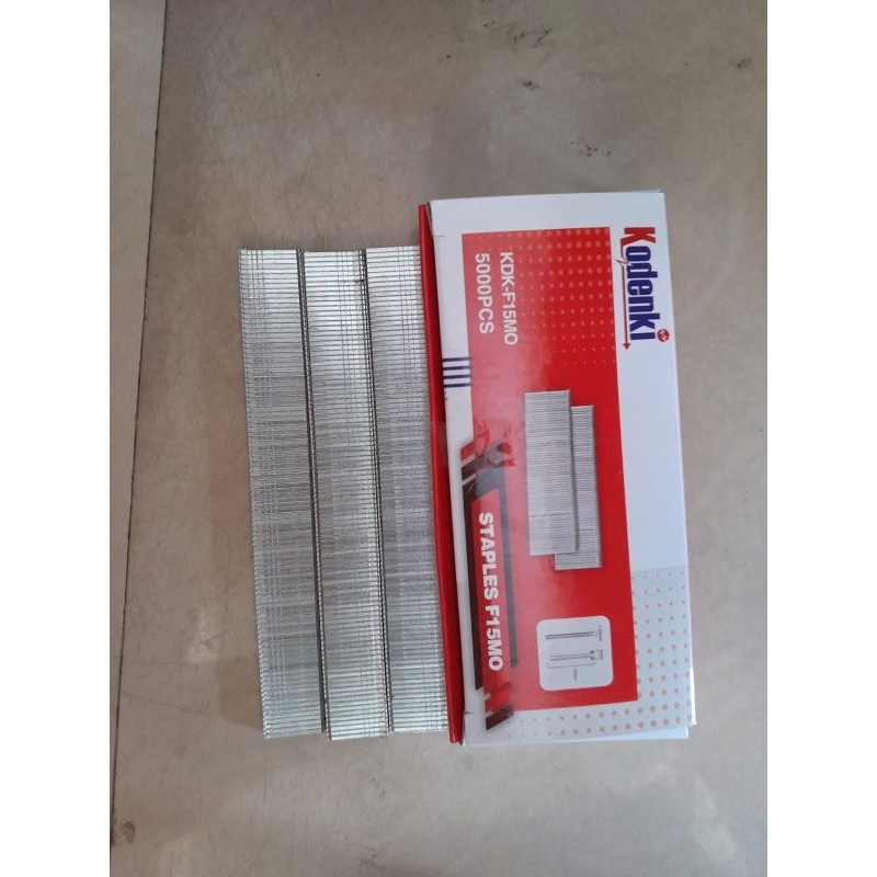 

F15 kodenki mo isi mesin staples paku tembak lurus mata gun nailer