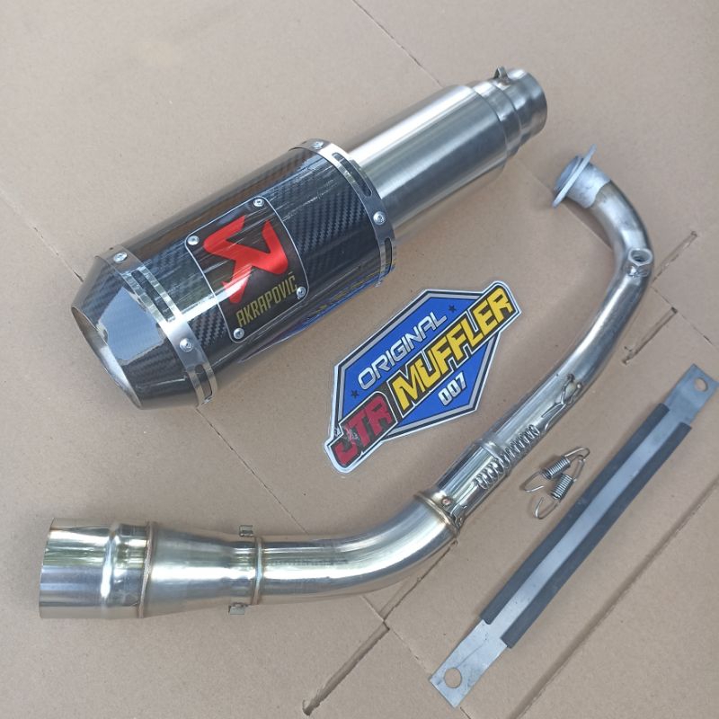 KNALPOT RACING VARIO 160 PCX 160 AKRAPOVIC GP LORENZO