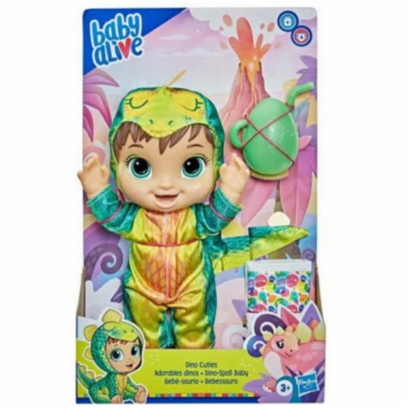 

Dijual Boneka Baby Alive Bayi Dino Cuties Brown Hair Bisa Minum Dapat Popok Limited