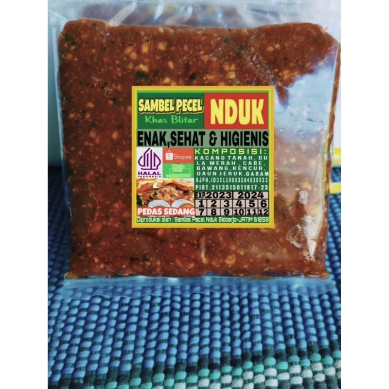 

sambal sambel bumbu pecel NDUK khas Blitar 100gr