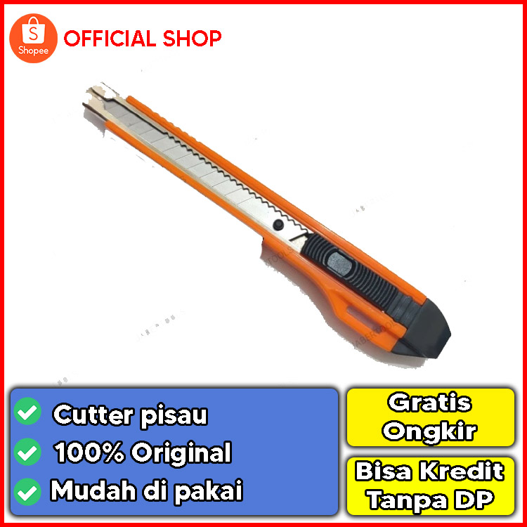 

Cutter Pisau Kuat 9mm Pemotong Kertas Desain Klip Pena Fumetax Gratis ongkir Bisa COD