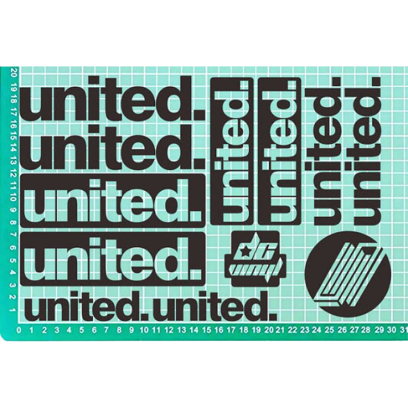 Cutting stiker sepeda BMX United