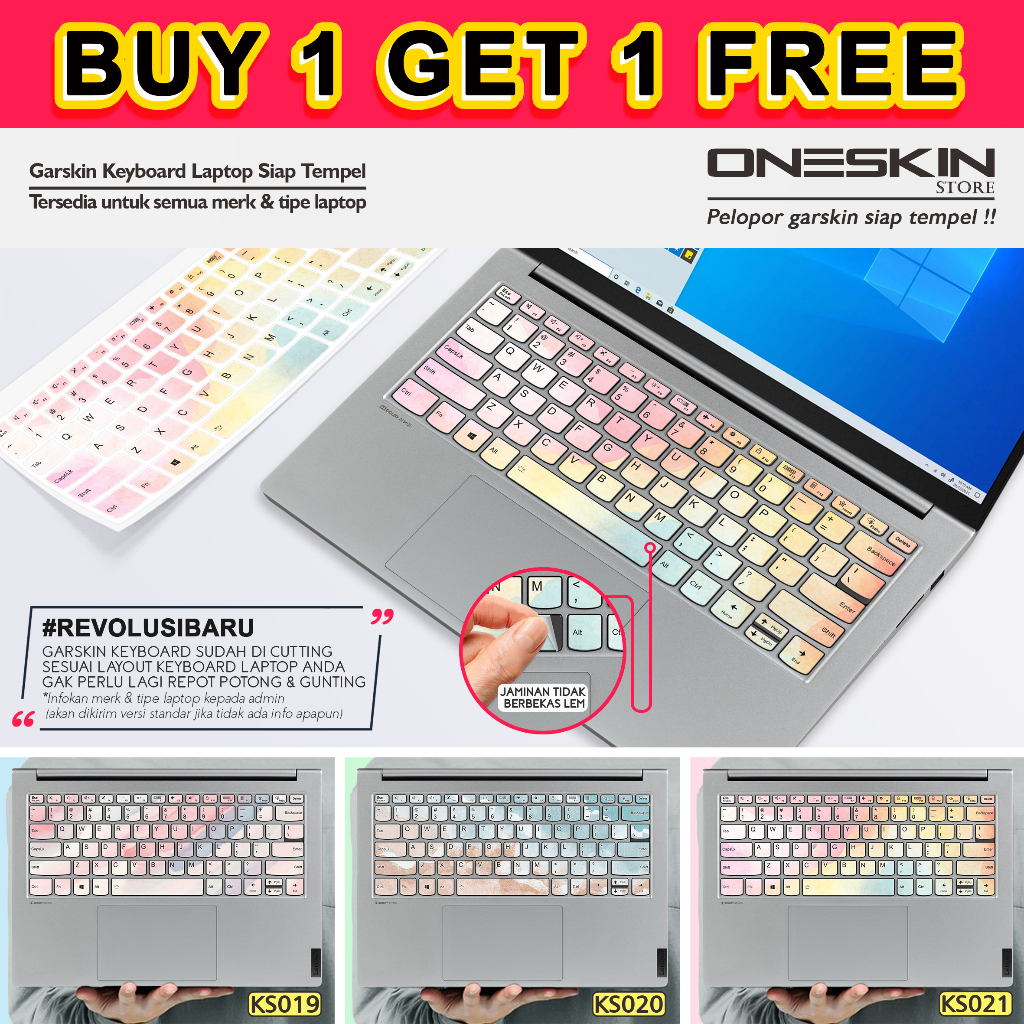 Garskin Stiker Sticker keyboard Laptop For Asus gambar custom katalog 21