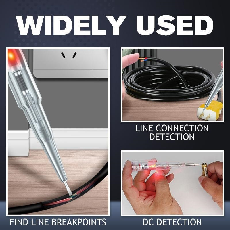 BSIDE VOLTAGE TEST PEN PENDETEKSI ALIRAN ARUS LISTRIK 12-240V BS250 TRANPARENT