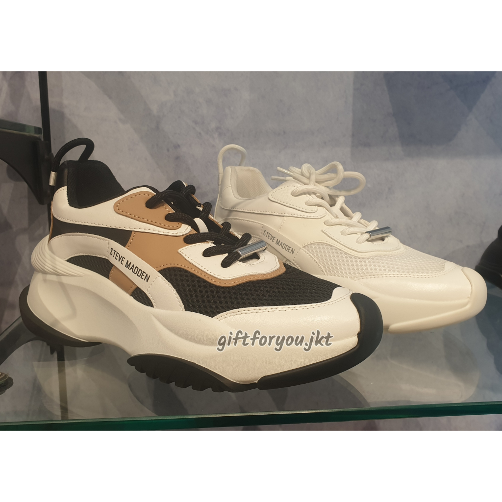 Sepatu Steve Madden Belissimo Woman Sneakers Sepatu Wanita Shoes Fashion Sport Olahraga Sekolah Coll