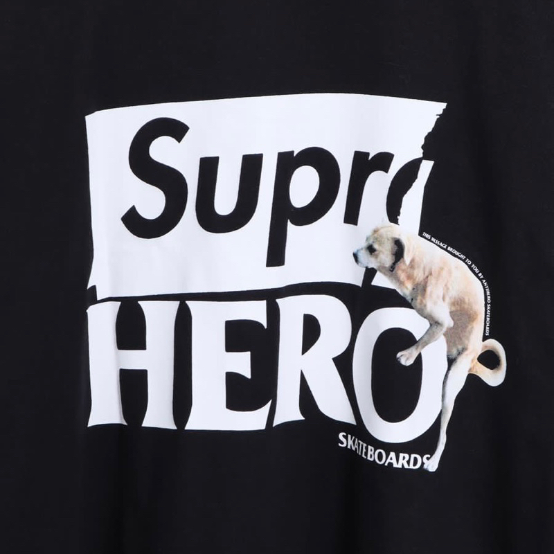 Sup. Antihero Dog Black Tee